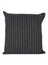 Black and Grey Set of 2 Cushion Covers 24x24 Inch