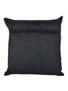Black and Grey Set of 2 Cushion Covers 24x24 Inch