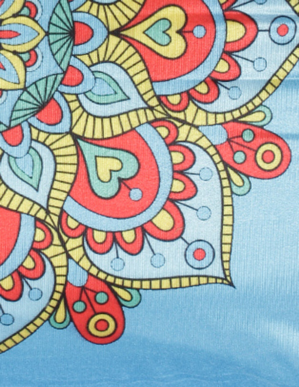 Blue and White Set of 2 Cushion Covers 24x24 Inch