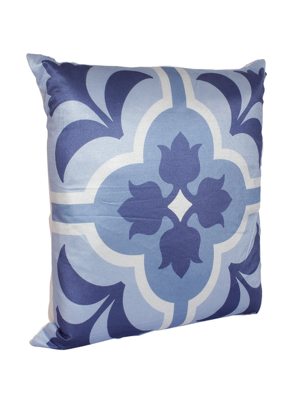 Blue and White Set of 2 Cushion Covers 24x24 Inch