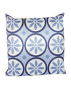 Blue and White Set of 2 Cushion Covers 24x24 Inch