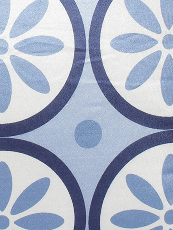 Blue and White Set of 2 Cushion Covers 24x24 Inch