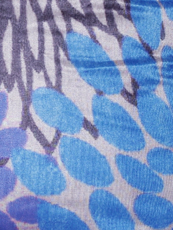 Blue and White Set of 2 Cushion Covers 24x24 Inch