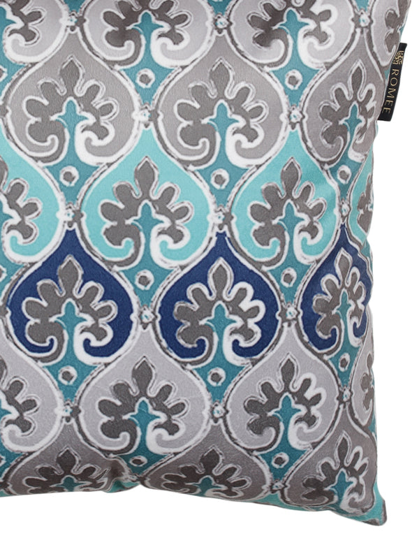 Soft Velvet Abstract Print Throw Pillow/Cushion Covers 16x16 inch, Set of 5 - Multicolor