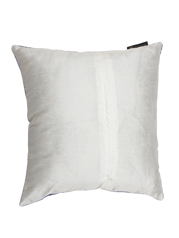 Soft Velvet Abstract Printed Throw Pillow/Cushion Cover 16x16 Set of 6 - Blue