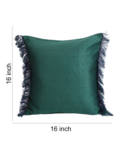 Green Set of 5 Polyester 16 Inch x 16 Inch Cushion Covers