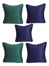 Green & Blue Set of 5 Cushion Covers