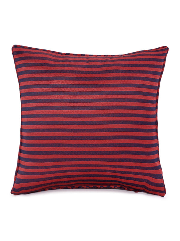 Soft Polyester Textured Designer Cushion Covers 16 inch x 16 inch Set of 5 - Maroon