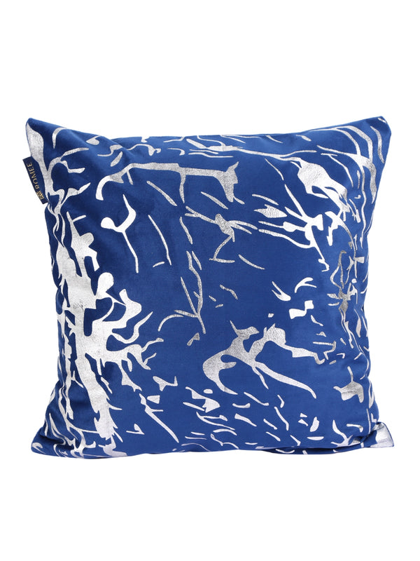 Blue Set of 5 Polyester 16 Inch x 16 Inch Cushion Covers