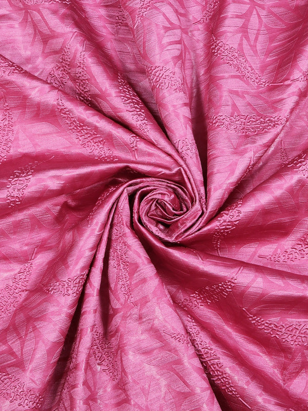 Romee Pink Long Crush Set of 1 Curtain Door Curtains