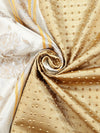 Romee Gold Ethnic Motifs Patterned Set of 1 Door Curtains