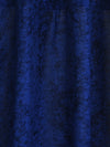 Romee Royal Blue Solid Patterned Set of 2 Door Curtains