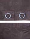 Romee Coffee Brown Tree Patterned Set of 2 Window Curtains