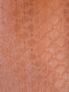 Romee Orange Geometric Patterned Set of 2 Long Door Curtains