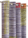 Romee Multicolor Abstract Patterned Set of 1 Door Curtains