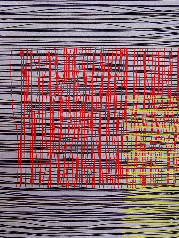 Romee Multicolor Abstract Patterned Set of 1 Door Curtains