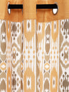 Romee Yellow &Green Ethnic Motifs Patterned Set of 1 Door Curtains