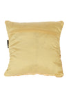 Soft Polyester Chenille Designer Plain Cushion Covers 16 inch x 16 inch Set of 2 - Beige