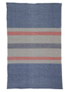 Multicolor 3 ft x 5 ft Striped Patterned Dhurrie