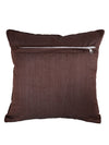 Coffee Brown Set of 5 Velvet 16 Inch x 16 Inch Cushion Covers