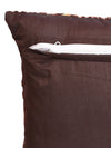 Brown Set of 5 Velvet 16 Inch x 16 Inch Cushion Covers