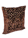 Brown Set of 5 Velvet 16 Inch x 16 Inch Cushion Covers