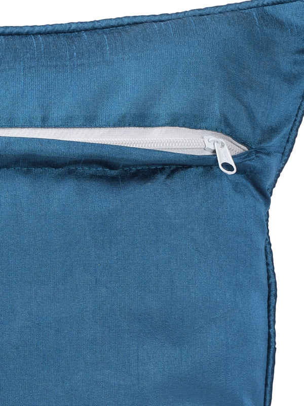 Blue Set of 5 Cushion Covers