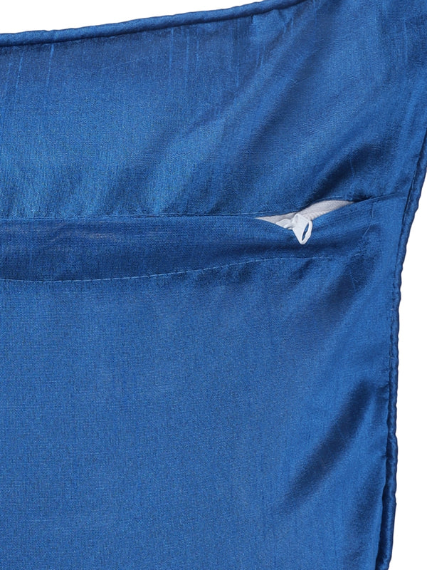 Blue & White Set of 5 Cushion Covers