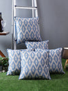 Blue & White Set of 5 Cushion Covers