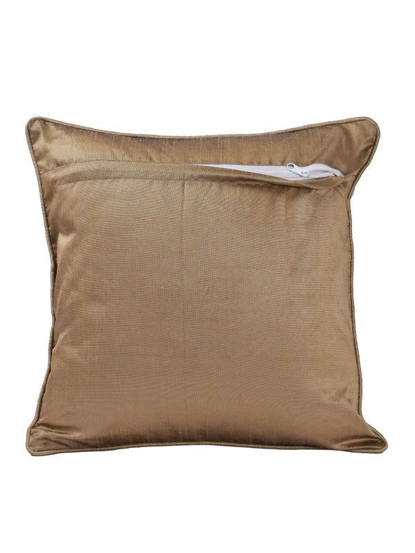 Beige & White Set of 5 Cushion Covers