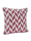 Pink & White Set of 5 Cushion Covers