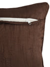 ROMEE Coffee Brown Texture Printed Cushion Covers Set of 5