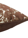 ROMEE Coffee Brown Texture Printed Cushion Covers Set of 5