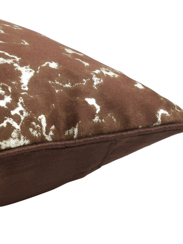 ROMEE Coffee Brown Texture Printed Cushion Covers Set of 5