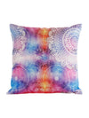 Mandala Jute Cushion Cover 16x16 Inch, Set of 5 - Multicolor