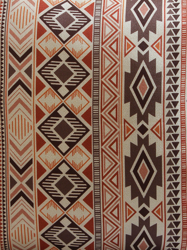 Geometric Jute Cushion Cover 16x16 Inch, Set of 5 - Multicolor