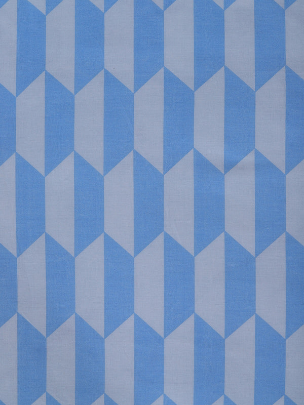 Blue Floral Patterned 300 GSM Double Bed Dohar