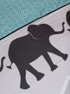 Bllue Animal Patterned 300 GSM Double Bed Dohar