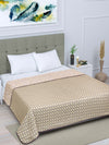 White Leaf Patterned 300 GSM Double Bed Dohar