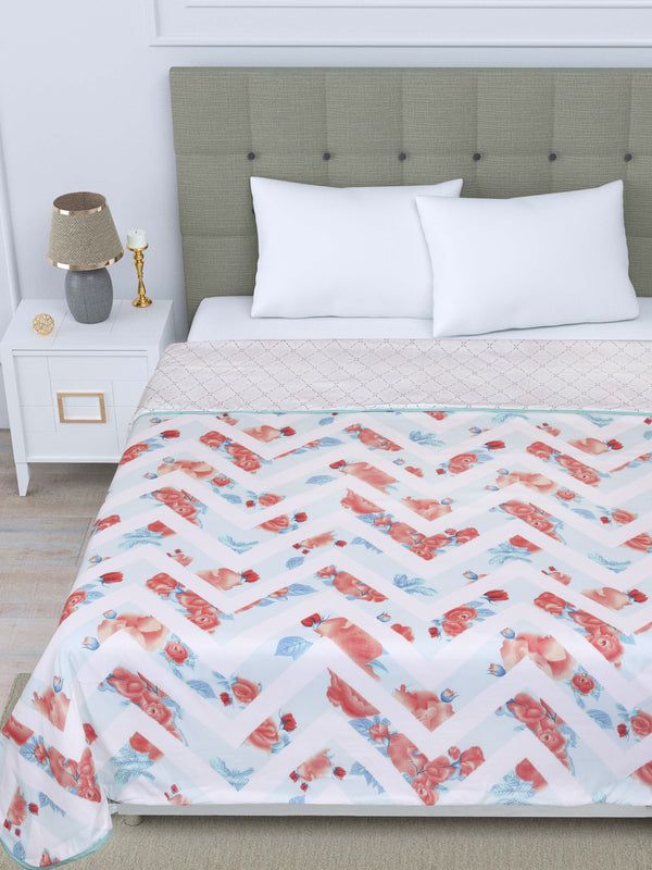 Beige Mandala Patterned 300 GSM Double Bed Dohar