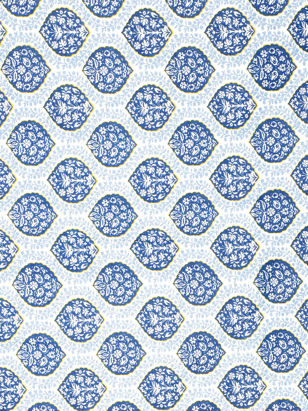 Blue & White AC Room 300 GSM Single Bed Dohar