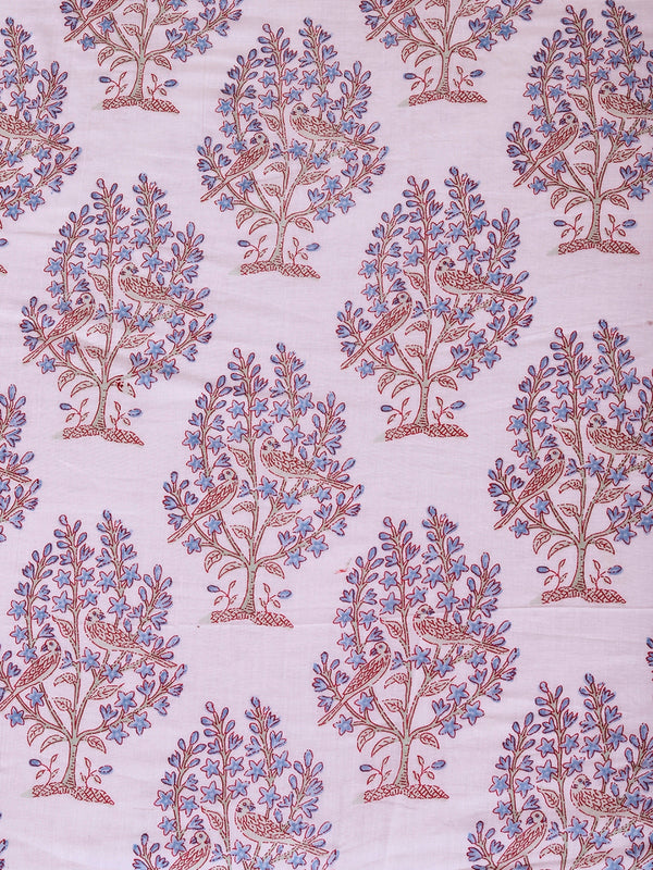 Blue & White AC Room 300 GSM Single Bed Dohar