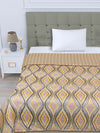 Yellow Ethnic Motifs Patterned 300 GSM Single Bed Dohar