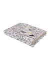 White Leaf Patterned 300 GSM Single Bed Dohar