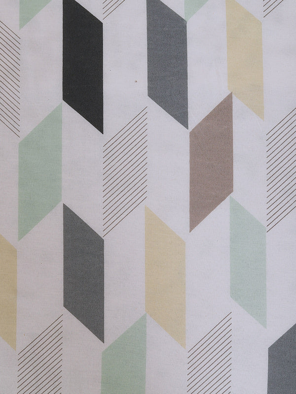 White Leaf Patterned 300 GSM Single Bed Dohar