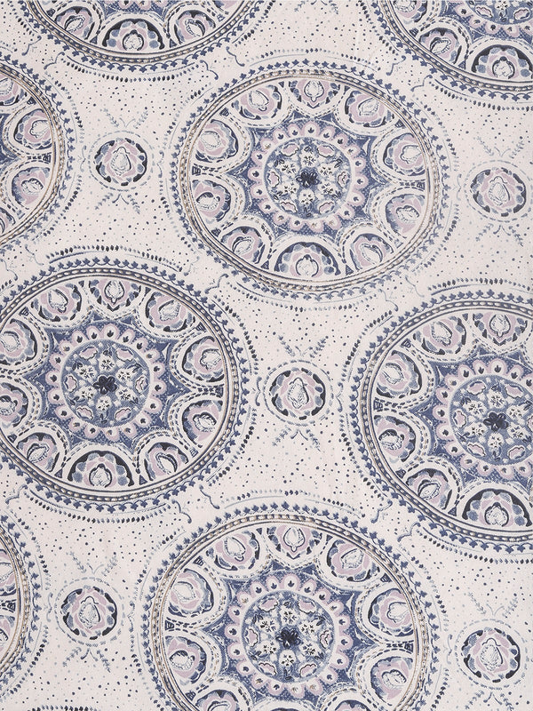 Blue & White Floral Patterned 300 GSM Single Bed Dohar