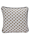 Brown & White Set of 2 Cushion Covers