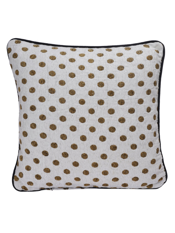 Brown & White Set of 2 Cushion Covers