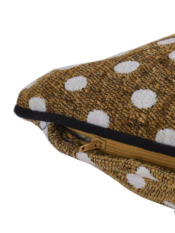 Brown & White Set of 2 Cushion Covers