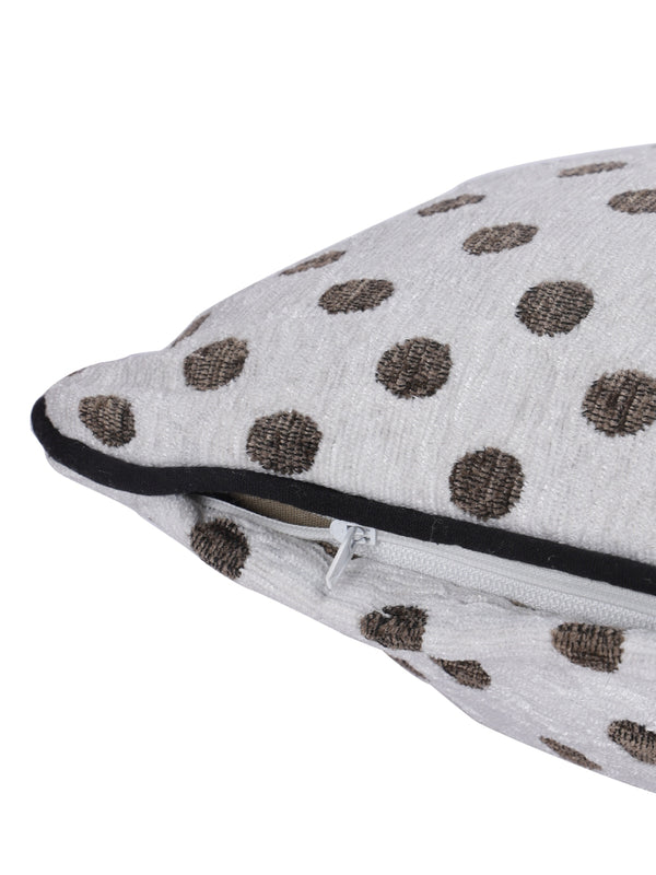 White & Grey Set of 2 Cushion Covers